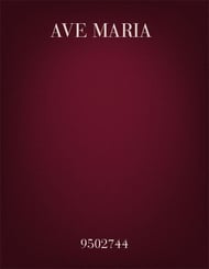 AVE MARIA SSAA Vocal Score cover